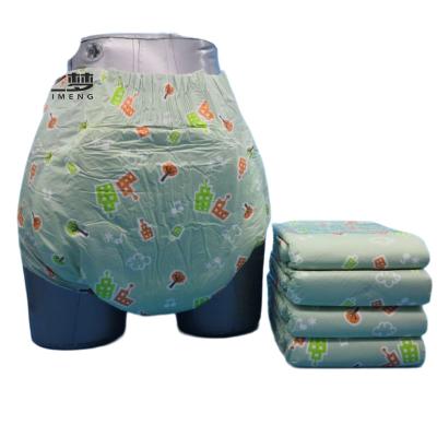 China Dry Absorption Soft Backsheet Disposable Adult Pull Up Diapers / Senior Briefs With Custom Package for sale