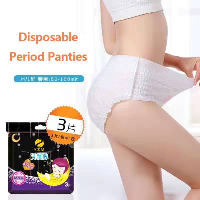 China Supplier White Period-Proof Panties With Breathable Design for sale