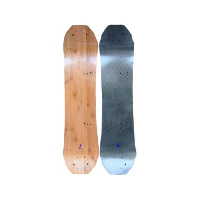 China Extra Wide Electric Skateboard DIY Carbon Fiber Glass Fiber Deck 102cm for sale