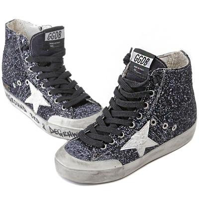 China Fashion trend Goldens SneakersSNEAKERS FRANCY FABRIC EMBROIDERED WITH GLITTER AND LEATHER STAR space glitter Gooses shoes for sale