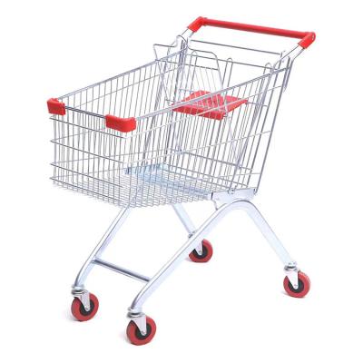 China Wholesale Customizable Older Steel Metal Supermarket Shopping Trolley for sale