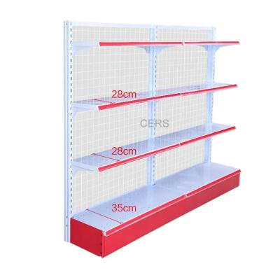 China Double Sided Display Racks Gondola For Store Racks Grocery Store Rack Customization Supermarket Shelves Dimension for sale