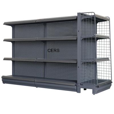 China Double Sided Modern Retail Store Gondola Shelving System Deli Used Display Units Shelving For Sale for sale