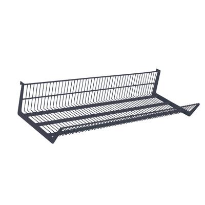 China Single Sided Adjustable Wall Hanging Dish Rack Wire Basket for sale