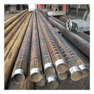 China Structure pipe steel pipe/external threaded hole double head plum blossom grouting pipe/fixed anchor pipe for sale