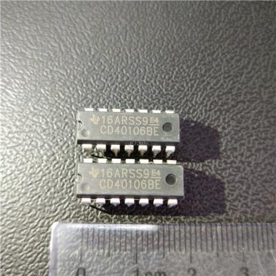 China New CD40106 CD40106BE six6 Schmitt Right DIP-14 Trigger CD40106BE for sale