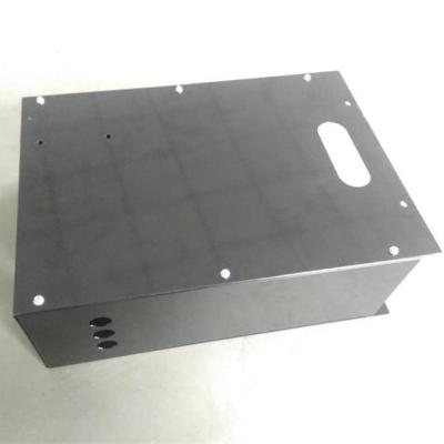 China Auto Sheet Metal Powder Coated Stamped Aluminum Control Box for sale