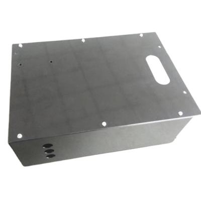 China Automatic Black Metal Powder Coating Custom Laser Cut Perforated Sheet Metal Covers for sale