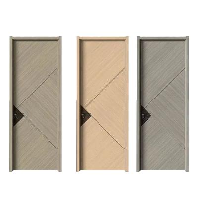 China Waterproof Modern Bedroom Door Design Pvc Best Plank Door Design Cpl Natural Wood Door Export for sale