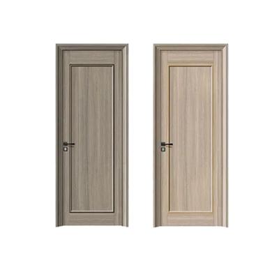 China Preferred China Waterproof Manufacturer Direct Wholesale Finished COMPLETE Door Solid Wood Molded Design for sale