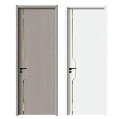 China FINEST HIGH QUALITY WEATHERPROOF PRICES DAMPPROOF DAMPPROOF COMPLETE WOOD BEDROOM DOOR for sale