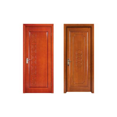 China Waterproof Modern Customizable Shape Solid Wood Frame Interior Solid Wood Doors House Doors for sale