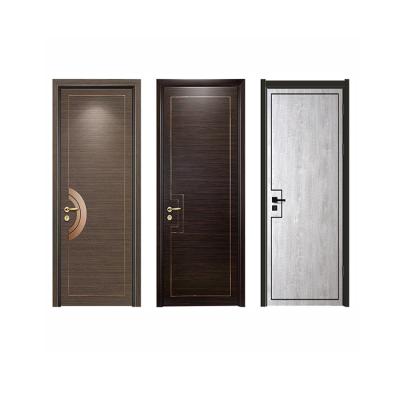 China 2022 Customized high-grade and simple foreign style waterproof paint bedroom solid wood composite doors for sale