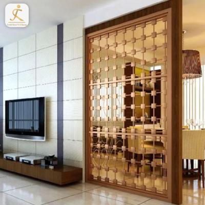 China Durable Decorative Fencing Metal Cutting Stainless Steel Folding Screen Laser Cut Partition for sale