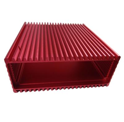 China Weld Aluminum Enclosure Stir Extrusion Profile Radiator Extrusion for sale