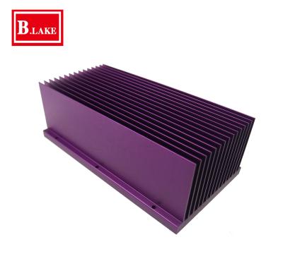 China Aluminum Heatsink Custom Extruded Radiator Factory for sale