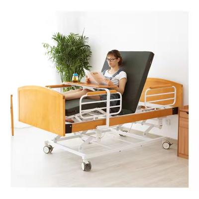 China 3 Function Knee Rest Electric Nursing Home Bed Care Nursing Bed Electric Nursing Bed 2021 Height Adjustment Back Wholesale Sales for sale