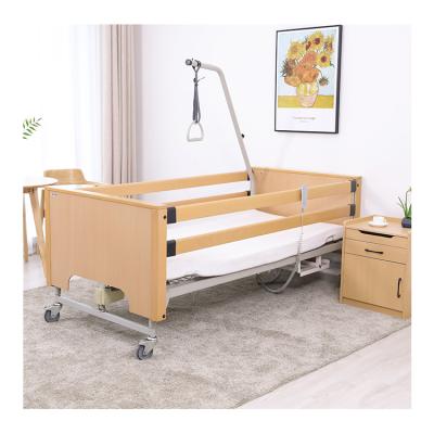 China 5 functions 2021Linak 5 motor bed 5 function electric nursing home nursing care beds for sale