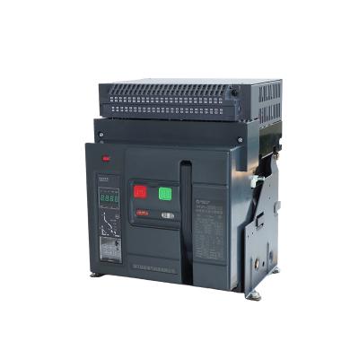 China Plastic silver copper fixed type circuit breaker MTW1-6300 3P/4P 4000A/5000A/6300A ACB high level air and motor overload and short circuit protection for sale