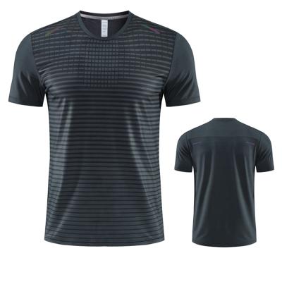 China Breathable Mens Summer Gym Workout Shirts T Shirts Sports Running Top for sale