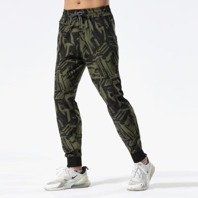 China Anti-Wrinkle Men's Slim Fit Outdoor Gym Pants Drawstring Pants Camouflage Camouflage Jogger Bottoms Jogger Pants For Men for sale