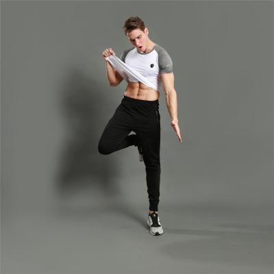 China Outdoor Fitness Gym Pants Trousers Anti-Wrinkle Men's Custom Solid Empty Long Pants for sale