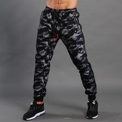 China Anti-wrinkle Camouflage Pants Mens Sports Pants Casual Fitness Sports Running Pants for sale