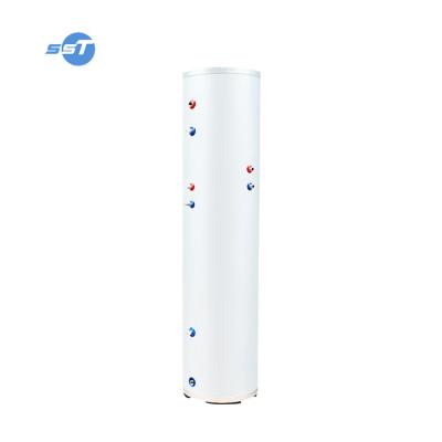 China Hotels SST 150L 200L Enamel Coating Stainless Steel Air to Water Heat Pump Hot Water Cylinder for sale