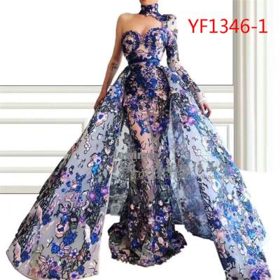 China 2019 Viable French Sequin Sequin Fabric Wholesale African Lace Fabrics For Party Lady for sale