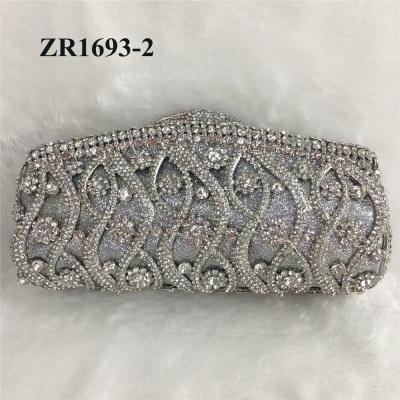 China ZR1693 High Grade Wholesale Gift Good Prices Women Crystal Money Bag Use For Evening Party for sale