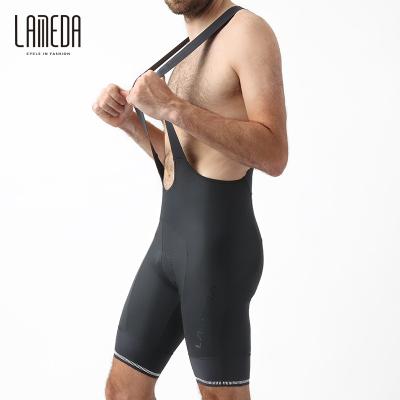 China LAMEDA Breathable 3D Padded Black Breathable Riding Wear Mens Cycling Bib Bib Shorts for sale