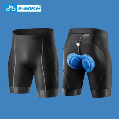 China INBIKE Manufacturer Custom Men Breathable Black Padded Mens Cycling Shorts for sale