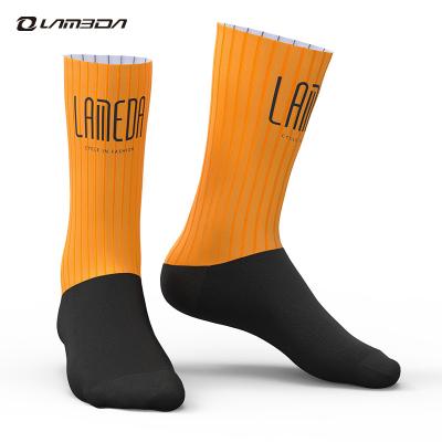 China Breathable Thermal Logo Men Sports Socks Colorful Custom LAMEDA Sublimation Printing Women Socks for sale