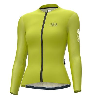 China LAMEDA Antibacterial Breathable Polyester Long Sleeve Bike Shirts Mtb Women Cycling Tank Top for sale