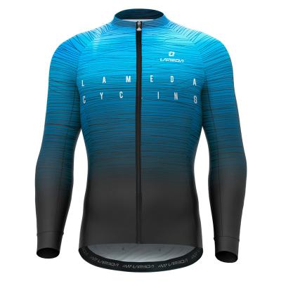 China Antibacterial Breathable Sublimation Road MTB Road Long Sleeve LAMEDA Jersey Recycling Long Sleeves for sale