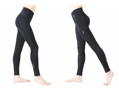 China Customized Sportswear Antibacterial 3d Breathable Padded Tight Compression Women Cycling Long Bib Tights Pants for sale