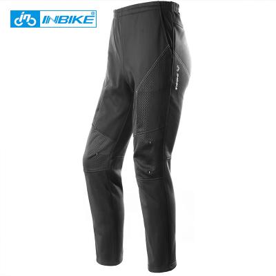 China INBIKE Antibacterial Waterproof Sportswear Fitness Autumn Winter Men Bike Cycling Running Pants For Bicycle Riding for sale