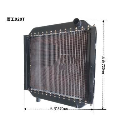 China Heavy Duty Engine Cooling System Engineering Machinery Truck Radiator for sale