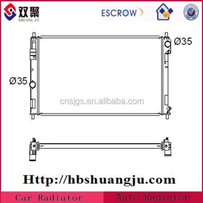 China Dodge Caliber China Premium Auto Radiator Aluminum For Dodge OE: 5191249AA for sale