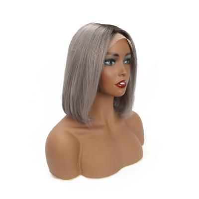 China New Style Silky Straight Bob Wave Wigs Amazon Short Straight Hair Lace Front Hair Wigs For Girls Hair Bob Wigs Lace Front for sale