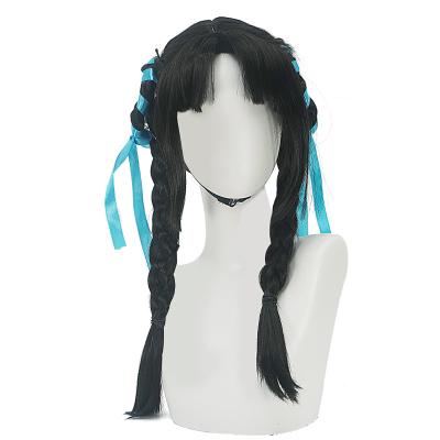 China Shi Yuyi Jiangnan Xishi regular girl wave wig cosplay hair braids syntheticstyle anime wigs for Christmas for sale