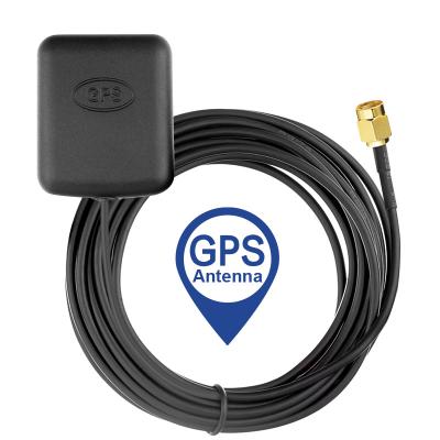 China Wasserdicht Aktive GNSS-GPS-Auto-Navigationsantennen PCB 1575.42Mhz SMA-Anschlüsse RG174 Draht-GPS-Auto-Antennen zu verkaufen