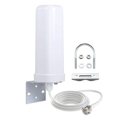 China Waterproof  4g 5g outdoor antenna 698-3800Mhz wide band frequency High Gain High Gain 4g 5g omni antenna for sale