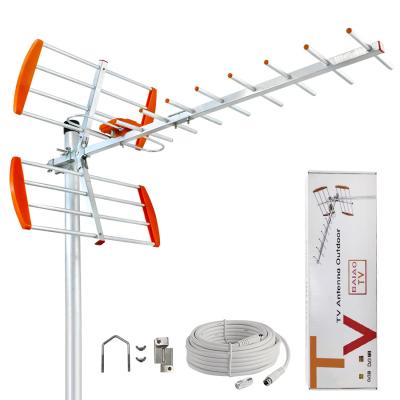 China DVBT T2 High Gain Hdtv Digital Indoor Antenna , Uhf Hdtv Antenna 15dBi for sale