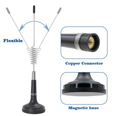 China Black Mini UHF 27mhz Base Station Antenna Magnetic Car Aerial for sale