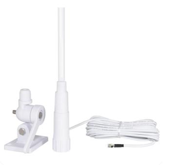 China 156MHz Fiberglass Marine Cb Antenna 50Ohm Marine AM FM Aerial for sale