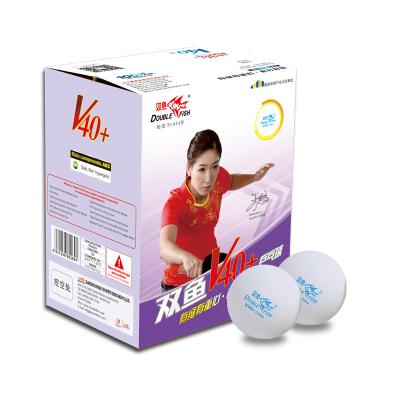 China Best sewn ball price 100pcs package ABS sewn table tennis ball custom logo ping pong balls for sale