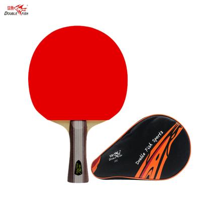 China Loop-drive Original Fast Attack Poplar Wood Table Tennis Rackets, Table Tennis Accessories Table Tennis Rackets Set With Case for sale