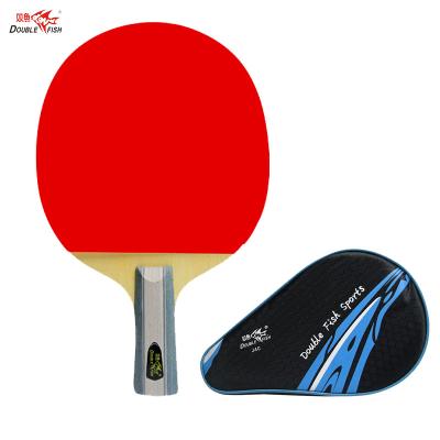 China custom rackets set, table tennis accessories Loop-control quick attack logo pure wood table tennis rackets for sale