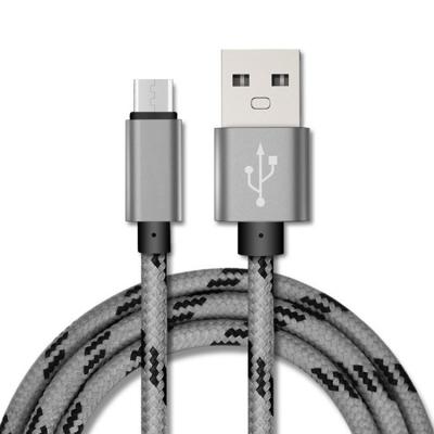 China Mobile Phone C Durable Braided Data USB Phone Charger Colorful Fast Charging Micro Cable 1m for sale